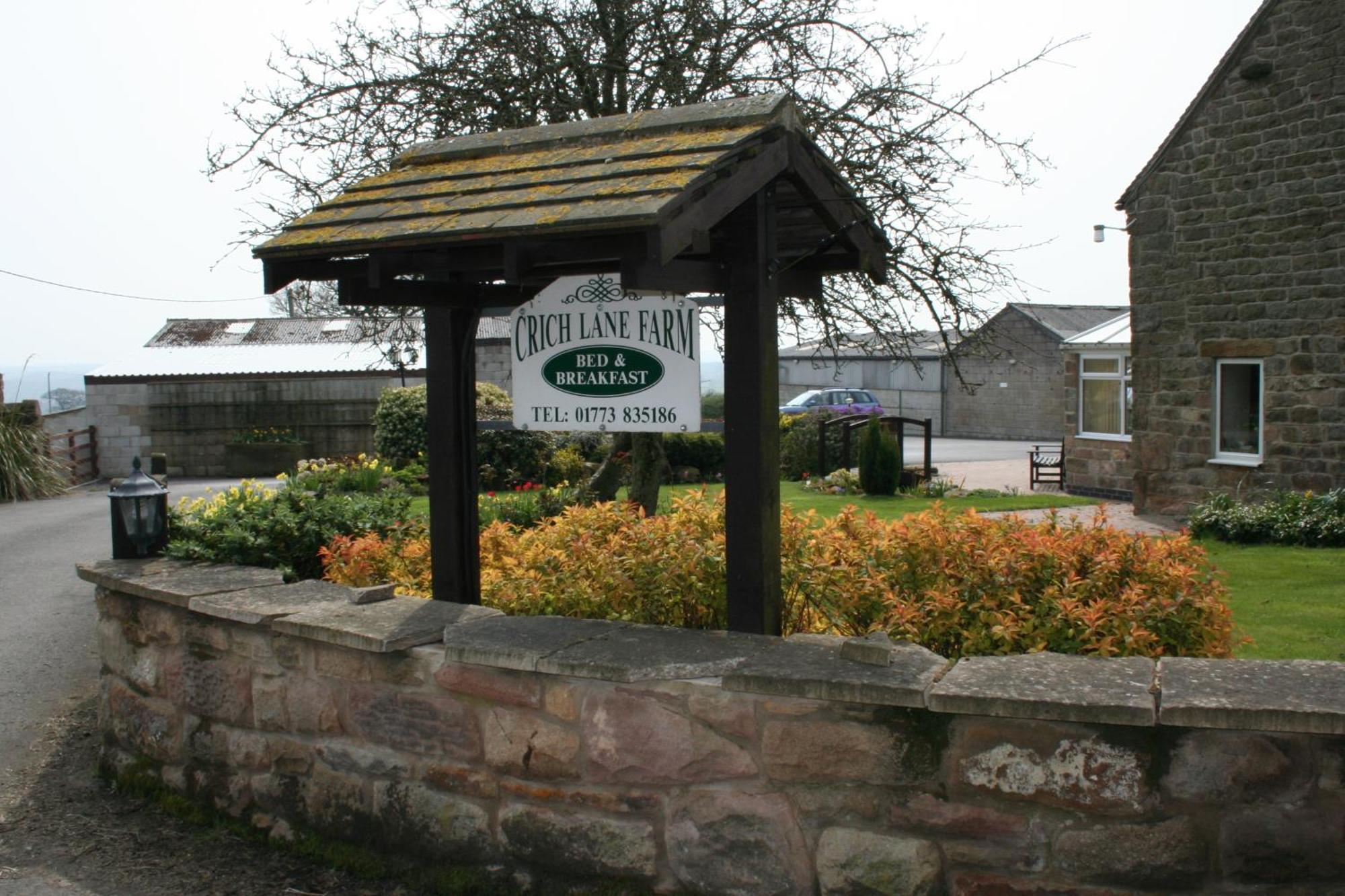 Bed and Breakfast Crich Lane Farm Alfreton Zewnętrze zdjęcie